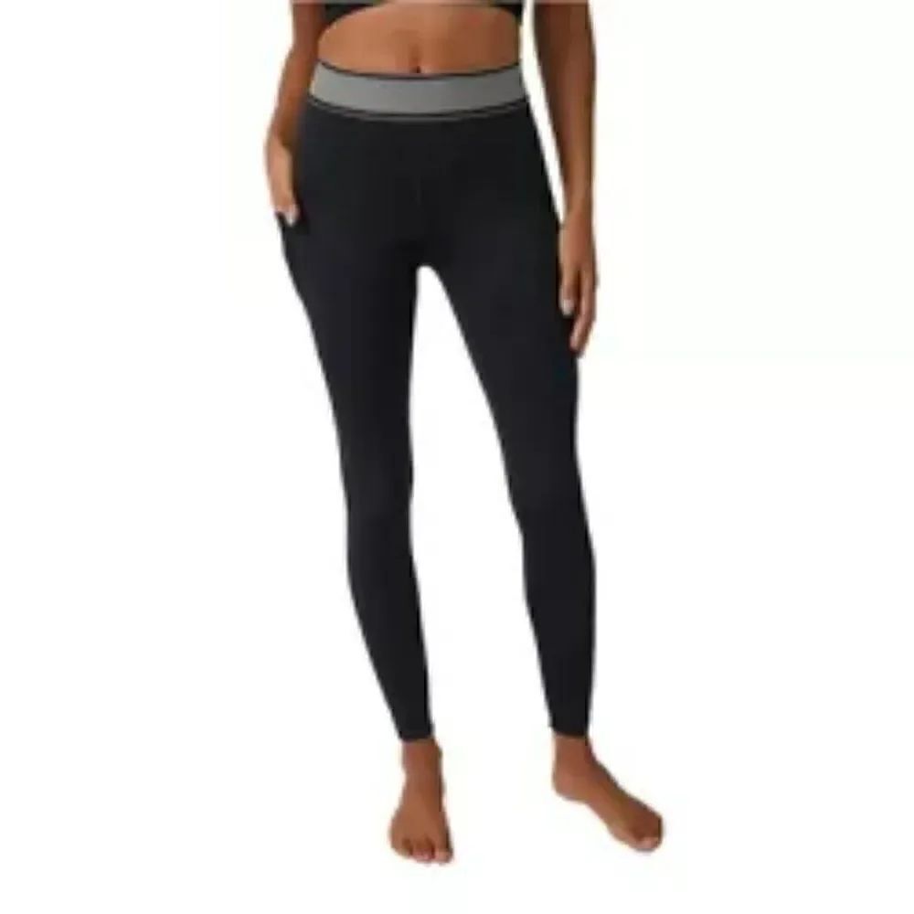 Free People NWT, Black Endurance Leggings, Medium